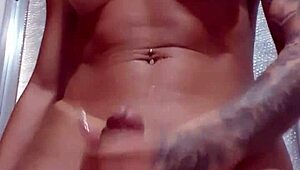 nathalia moans loudly while relieving her intense quarantine horniness with big cock action