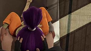 Hey, check out this hot Bleach futa SoifonxYoruichi action in sexy outfits! 🔥