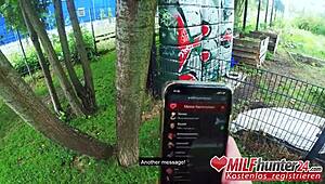 i banged this tattooed mature blonde milf harleen van hynten in public pov 😈