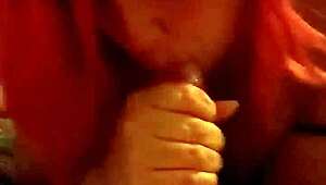 she's sucking his cock to extract every drop?