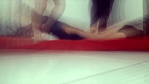 Intense Trampling Fetish Performer Unleashes Exotic BDSM Fantasies