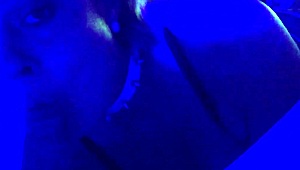 Nova Cane's Deepthroat Special on Blue Light Cock