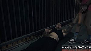 Giant Woman Dominates Guys Over Glasses Damsels!