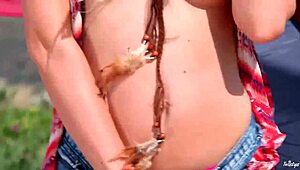 blondy gigi allens shines in desert xxx scene