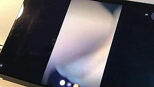 busty mature gets naughty with fan in quarantine cybersex chat! 😜