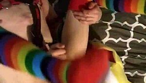 Two young twinks fuck anal hard in college dorm!