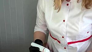 俄罗斯脱毛专家SugarNadya修剪阴毛前突然射了