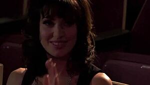 In Spidermen XXX 2, petite Sarah Shevon gets a POV blowjob from Giovanni and Francesco, her small tits bouncing in this hardcore amateur scene.