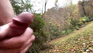 Happy Halloween with a wild public flashing