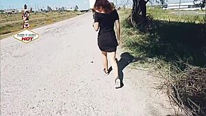 damn, la rica andy hot showing that ass on the street!