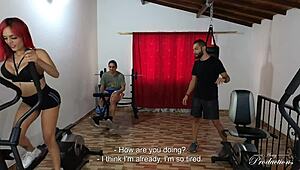 Lucky guys bang the new gym girl bent over 😍