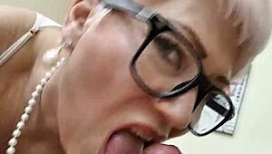 Russian Mature Slut Wife AimeeParadise - Blowjob Queen Sucks Hard!