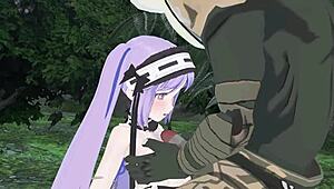 cute 3d hentai girl gets wild in the forest at 4k 60fps ultra settings, uncensored