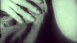 Vintage lesbian secret santa with antique dildos and hairy surprises