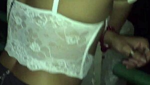 Brazilian amateurs indulge in wild street orgy with friend's wife in Urca Rio de Janeiro