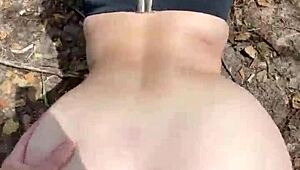 Quick Public Doggystyle with Curvy Big Ass Girl