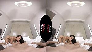 want to taste her shaved pussy in virtual taboo pov?