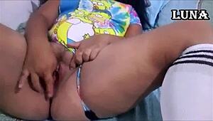 Venezuelan Big-Ass Amateur Gets Ass Licked Before Penetration