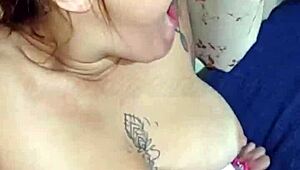 Two Studs Join Wild Party with Tattooed African Babe