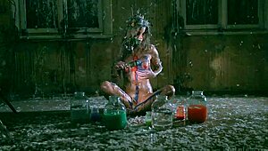 Brunette Raeah Masturbates Outdoor with Dildo in Bold Action