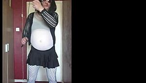 bisexual crossdresser says, i'm still waiting to be filled up with your piss. are you ready?