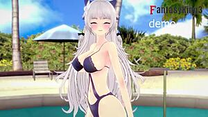 vittorio veneto's amazing tits at pool! 😍