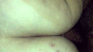 ex bbw moans during interracial fucking in pov