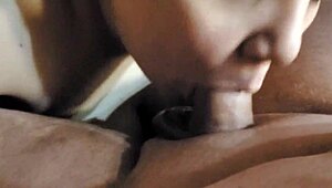 Amateur friends share homemade oral moments