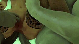 Young Slut Craves Big Cocks For Intense Threesome