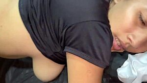 I slammed the tiny car washer girl hard before paying her for the job.