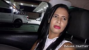 Comedor drills Bruna hard until she begs for mercy while corno films and finishes