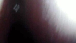 Trying fisting with a huge toy fist