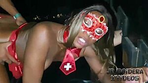 Bold Wife Unleashed at Swing Party for Wild Cabin Action