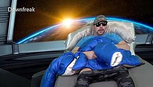 orbiting planet earth: canada goose bayan jacket fetish!