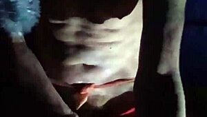 Enjoying the camping carousel ride in the USA.