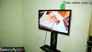 Classmate hangs out.