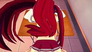 Feeling The Passion As Rias Gremory Gets Fucked In The Classroom Pov Style