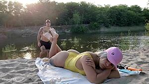 Wow, en 18-årig pige gør min strandsexfantasi til virkelighed i del et!