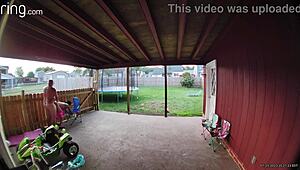 Part 2 Wife Sucks and Fucks on Back Porch in Broad Daylight! Cars Drive By!