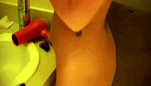 Kayden Krush Combs Hair Nude, Showing Medium Boobs!