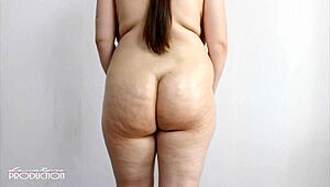 Pawg Oiled Up Ass Jiggle Pop Clench Walk