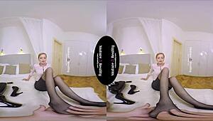 Skinny mature babe rides passionately in hotel room blowjob