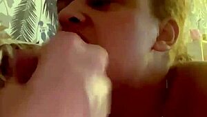 an amateur couple shares an intimate blowjob moment together