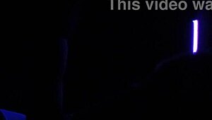 Carrie B Gets Wild Under Blacklight In Fetish Sex.