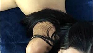 delicious blowjob in pov with deepthroat sucking