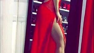 Check out these filthy MILF flashing her nude body in public outdoors