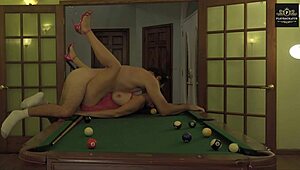 wanna watch my wife get fucked hard on the pool table?