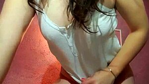 Hey, check out this sexy latina milf showing off her big ass and tits