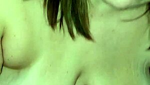 WIFE RIPS HER CLOTHES OFF FOR A CHRISTMAS STRIP AND BLOWJOB