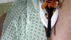 Julia Fontanelli relaxes in the hospital.